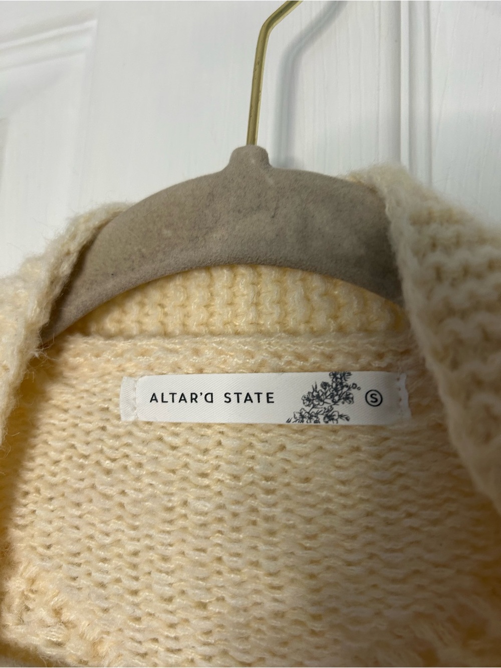 Altar’d State Mariana Cable Knit Cardigan Duster - Picture 6 of 16